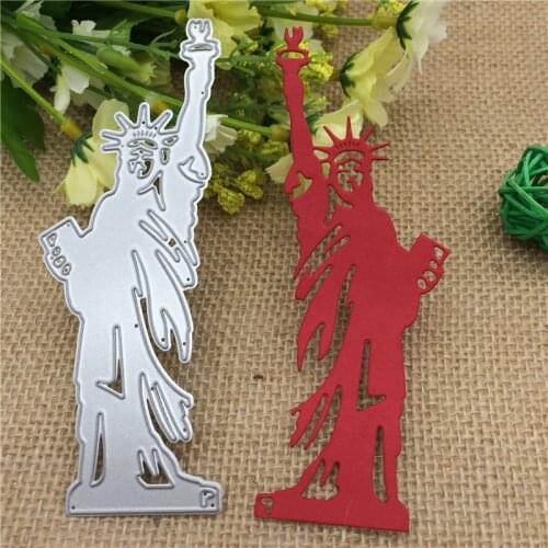 USA Statue Of Liberty Maker Metal Die Cutting Dies For DIY Scrapbooking Photo Album Decorative Die Cutting Template
