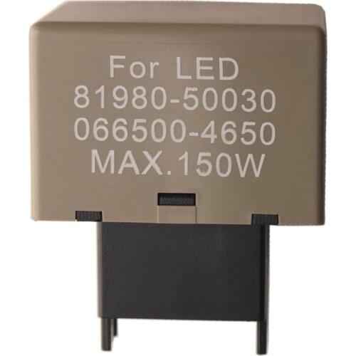 Car Accessories 8-Pin Electronic Flasher Relay for Toyota Lexus LED Bulb 81980-50030 066500-4650