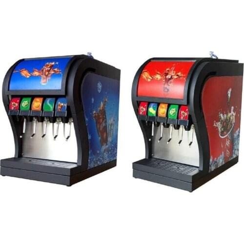 Free shipping 5valves drink vending dispenser cold drinks machine for sale