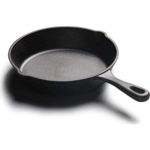 CHYIR 1Pcs Cast Iron Non Stick Frying Pan Cooking Pot Mini Skillet Cookware Eggs Pancake Home Kitchen Restaurant 14/16/20cm