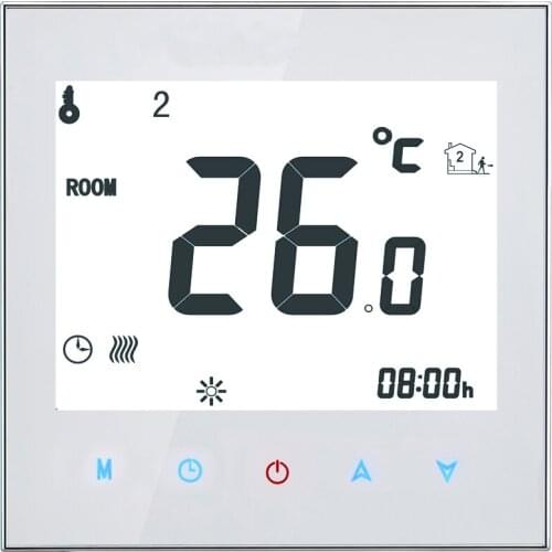 Home Programmable Thermostat with WiFi for Radiant Floor Heating System Smart Voice Control for In Floor Heating System