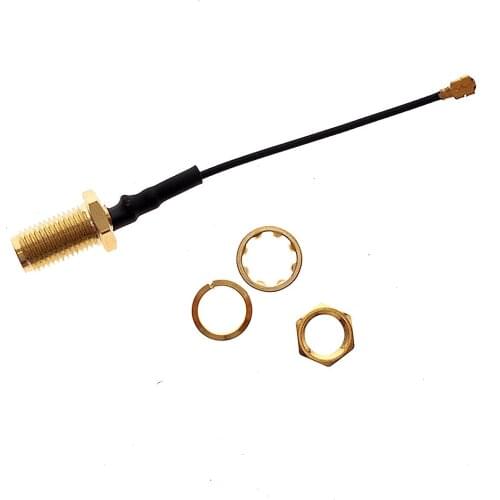 5cm cord length Ipex to sma female inner hole SMA to IPX adapter cable WIFI / GSM / 3G / GPS / 4G module cable