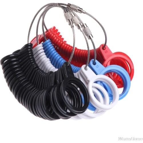 Finger Ring Sizer Plastic Jewelry Making Measurement Mandrel Standard Size Tools F20 21 Dropshipping