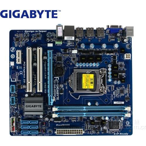 LGA 1156 For Intel DDR3 Gigabyte GA-H55M-S2 100% Original Motherboard 8GB H55 S2 H55M-S2 Desktop Mainboard Mother board Used