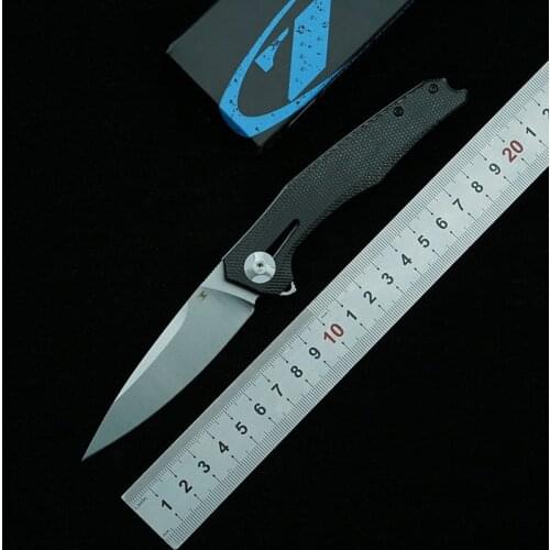 New OEM ZT0707 folding knife mark CPM20V blade G10/steel handle outdoor camping survival kitchen knife EDC gift tool knife
