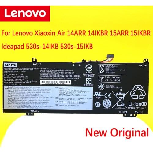 NEW Original Laptop Battery For Lenovo xiaoxin Air 14ARR 14IKBR 15ARR 15IKBR Ideapad 530s-14IKB 530s-15IKB L17C4PB0 L17M4PB0