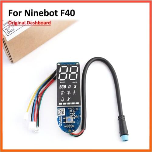 Original Bluetooth Dashboard For Ninebot F40 Electric Scooter KickScooter Dash Board Suitable Parts