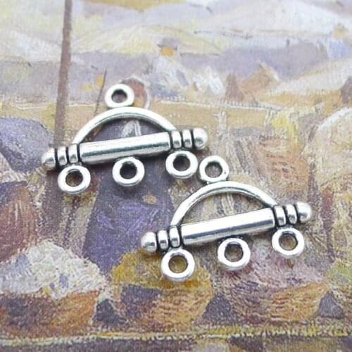 20 PCS/Lot 15mm*20mm Pendant Antique Silver Color Car Charms For DIY Jewelry Making DIY