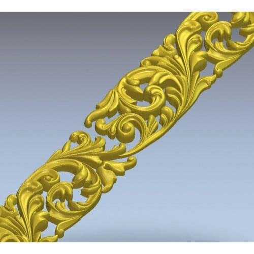 Relief model STL file format Meandr_56 cnc artcam