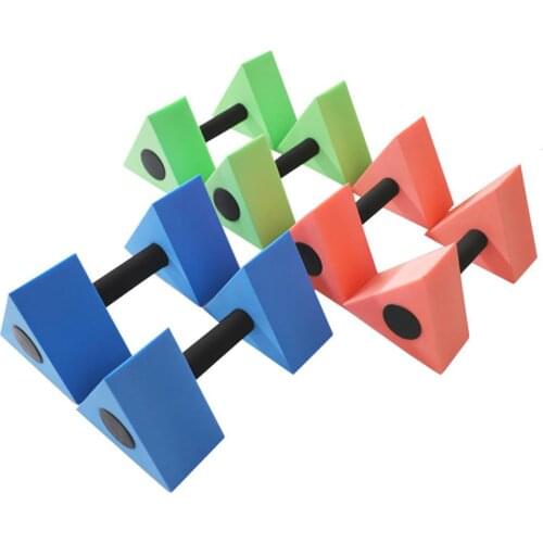 Triangular Floating Water Dumbbell Swimming Pool ExerciseTraining Fitness Equipment EVA Dumbbell Swim Pool Toys Child adult