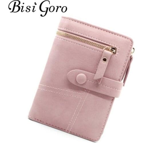 Bisi Goro Womens Wallet Short Style 2019 New Korean Version Student Folding Multifunctional Handbag Small Wallet Card Holder