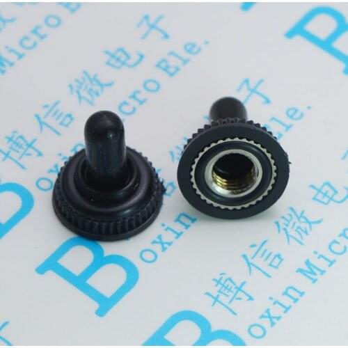 10PCS MTS waterproof cap 6mm toggle switch waterproof cover cap waterproof glue set MTS102 waterproof cap