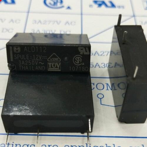 10pcs The Original Relay ALD112 ALD112W 12V 4 Feet 3A Instead for G5NB-1A-DC12V