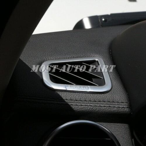 ABS Plastic Interior Dashboard Side Air Vent Outlet Cover Trim For Land Rover Discovery 4 LR4 2010-2016 2pcs Car Decoration