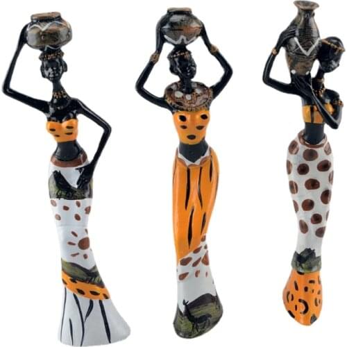 African figures ornaments home decoration accessories craft statue bedroom decoration living room decoration simulation