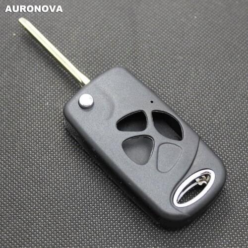 AURONOVA New Upgrade Flip Folding Key Shell for Toyota Camry 3 Buttons Modified Remote Car Key Case