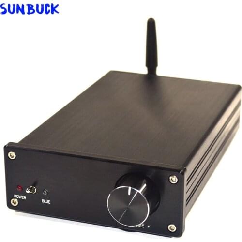 Sunbuck DC 48V power supply 2.0 300W+300W stereo digital class D 5.0 Bluetooth DAC Decoding HIFI TPA3255 Power Amplifier