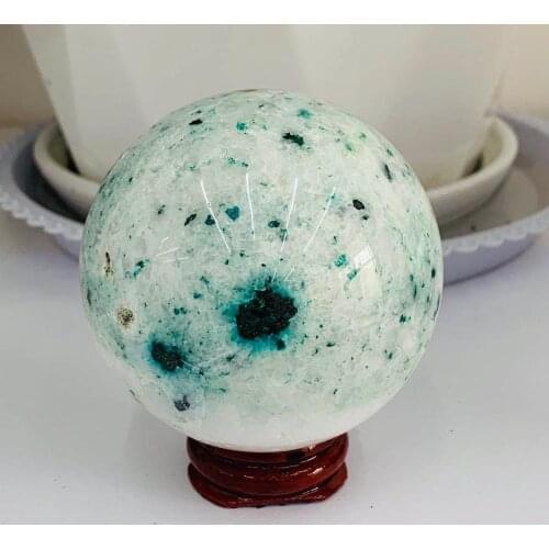 Naturally beautiful phoenis stone ball natural crystal reiki healing 55-60MM