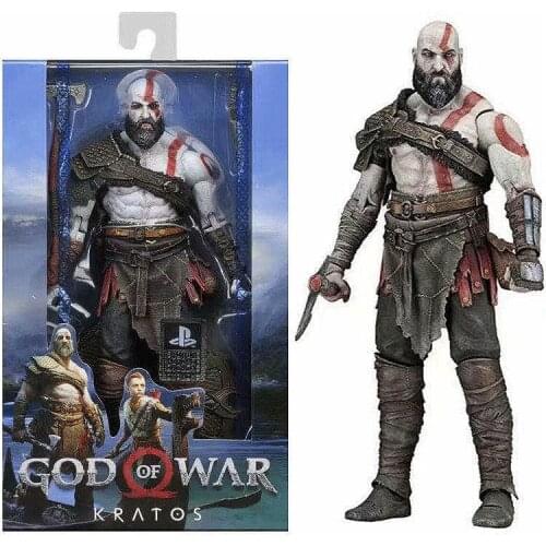 NECA Action Figure Newest God of War 4 Kratos Kratos God of War 7 Inch Model Toy Holiday Gift