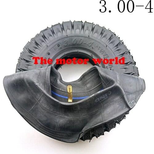 Hot Sale Good Reputation Tyre Fits for3.00-4 Knobby Scooter, ATV and Go Kart Tire and Tube Set, Gas Scooter Bike Motorcycle
