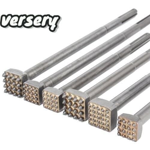 SDS MAX Shank 1PC Alloy Point Groove Gouge Flat Chisel Electric Hammer Drill Bits Stone Slab Bridge Wall Cement Pavement Chisel