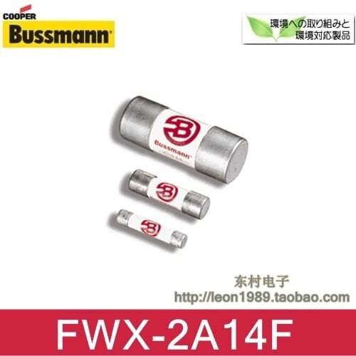Cooper Bussmann ceramic fuse FWX-2A14F 2A 250V 14 times; 51mm