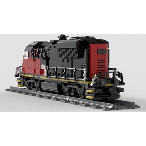 MOC Retro City Travel Tool Transport Train Building Blocks SD70M-2 CN High-Tech Speed Subway Bricks Model Toys Childrens Gifts