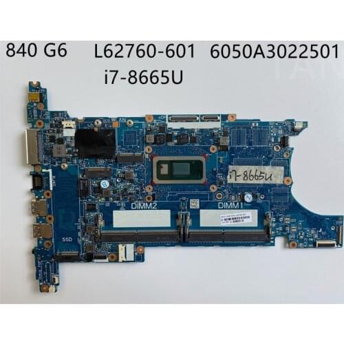 For HP 840 G6 Laptop motherboard L62760-601 6050A3022501 with i7-8665U CPU Fully tested and works perfectly