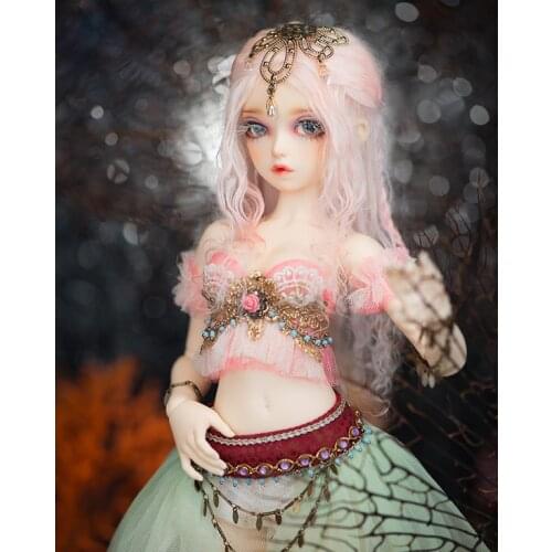 New baby fashion bjd doll -1/4 point girl free eyes