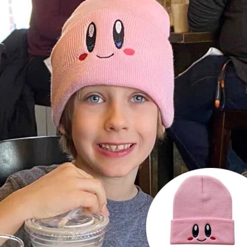 New Cut Eye Embroidery Elasticity Winter Keep Warm Girl Fashion New Autumn Crimping Women Knitted Hat Casual Lady Beanies