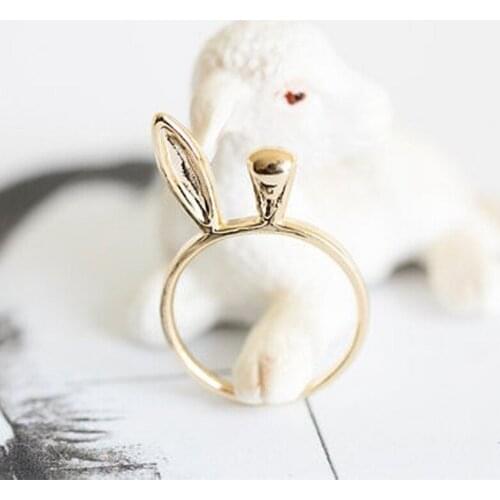 New Fashion Rabbit Ring Lovely Long ears For Women Wholesale