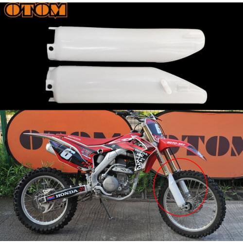 OTOM Front Shock Absorber Fork Suspension Protector Guard Wrap Covers For HONDA CRF250R CRF250X CRF450L RWE Motorcycle Dirt Bike
