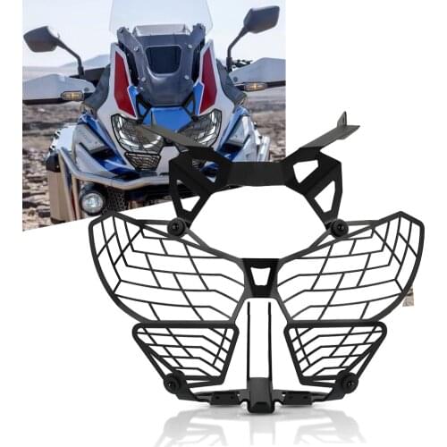 Motorcycle Headlight Head Light Guard Protector Cover Protection Grill For HONDA CRF1000L AFRICA TWIN ADV SPORTS 2019 2020 2021