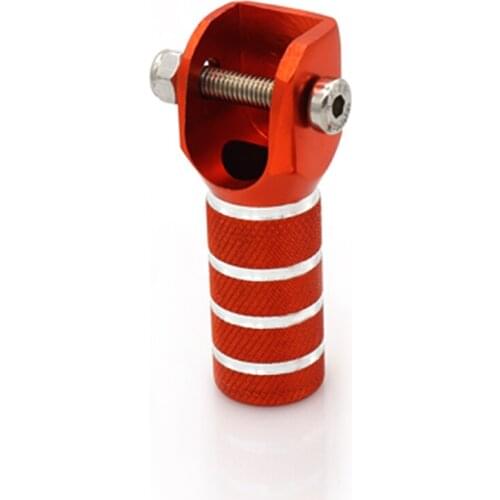 For KTM 990 ADVENTURE S/SUPERMOTO R/SMT Adjustable Rear Brake Pedal Step Plate Aluminum Motorcycle Accessories CNC With Logo