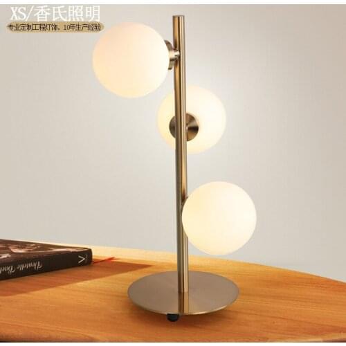 Glass ball led color glass masa lambası lampada da tavolo living room for bedroom bedroom bedside lamp