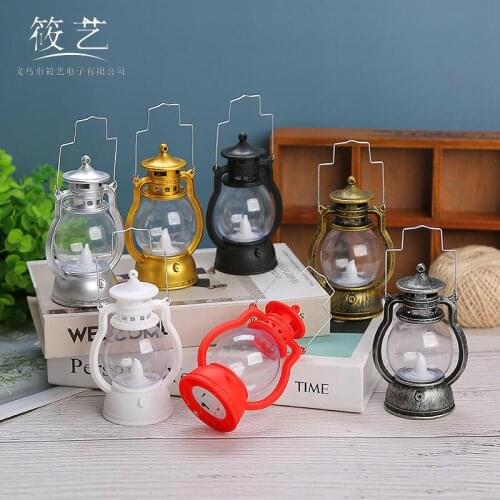 Handheld Dual Usage Outdoor Camping Led Barn Lantern Table Top Fire Bowl