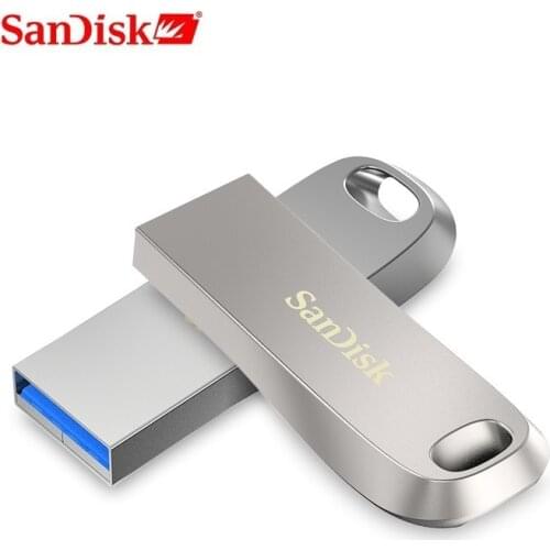 SanDisk USB 3.1 USB Flash Drive 128GB Pen Drive Max 150MB/s CZ74 256GB 64GB 32GB Pendrive 16GB Support Official Verification