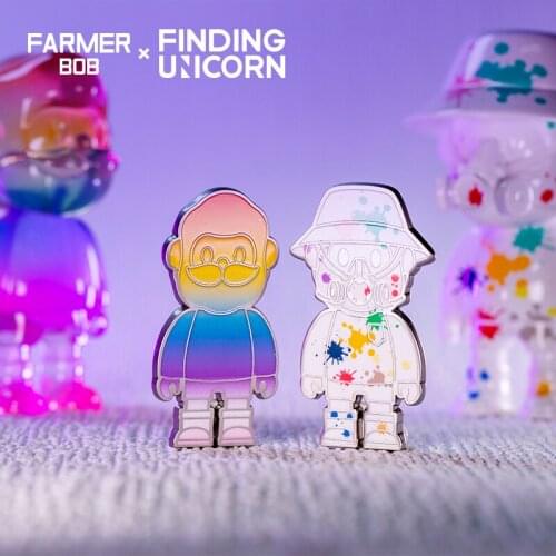 Finding Unicorn Blind Random Box Farmer BOB Badage Toys Figure Surprise Items Anime Doll For Gift Collection 12Pcs/Set