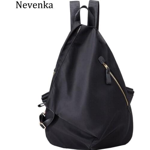 NEVENKA New Waterproof Nylon Backpack Large Capacity Travel Backpacks Female School Bag for Teenage Girls Book Mochilas 2019