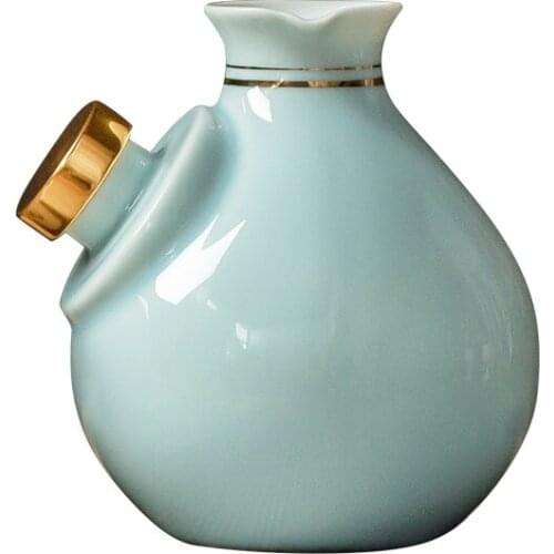 Japanese Handmade Hip Flask Set Ceramics Antique Hip Flask Personalized Mens Gift Set Hidden Petaca Pulsera Home Garden ED50JH