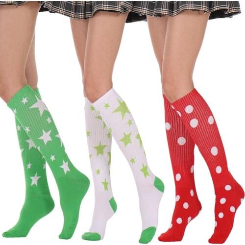 Fun Cute Cotton Lady combing Knee Stockings Harajuku Creative Fashion Personality School Party Happy Hip-Hop Lady Knee Stockings