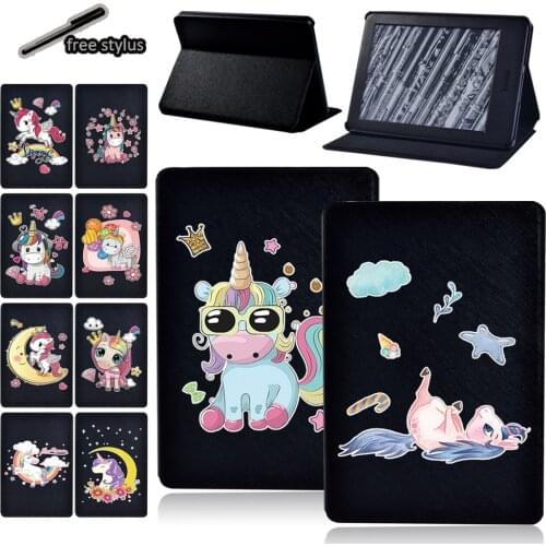 For Amazon Kindle Paperwhite 4/1/2/3/ Amazon Kindle 10th Gen/Kindle 8th Gen Tablet Case Protective Shell + Free Stylus