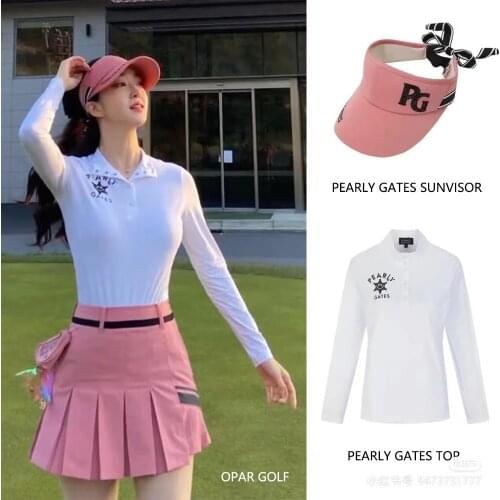 PEARLY GATES Ladies Golf Hat Summer Sports Sun Cap Women Fashion Empty Top Hats