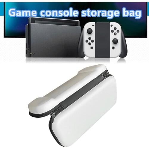 Hard Case Zippered Carrying Case Travel Storage Zippered Bag for Switch OLED Model Accessories Organizer