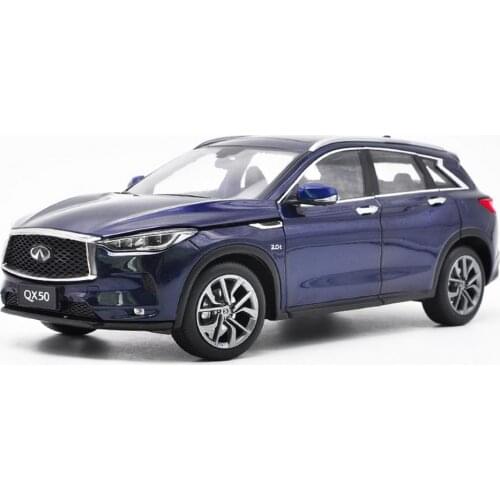 1/18 Scale Infiniti QX50 2018 Blue Diecast Car Model Collection Toy Gift
