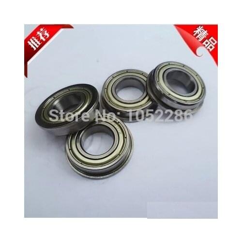 100pcs Flanged bearing F6802ZZ shielded flange deep groove ball bearings 15*24*5 mm