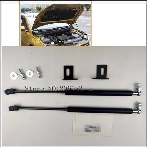 2019 2020 For VW Polo MK6 Refit Bonnet Hood Gas Spring Shock Lift Strut Bars Support Hraulic Rod Car-styling