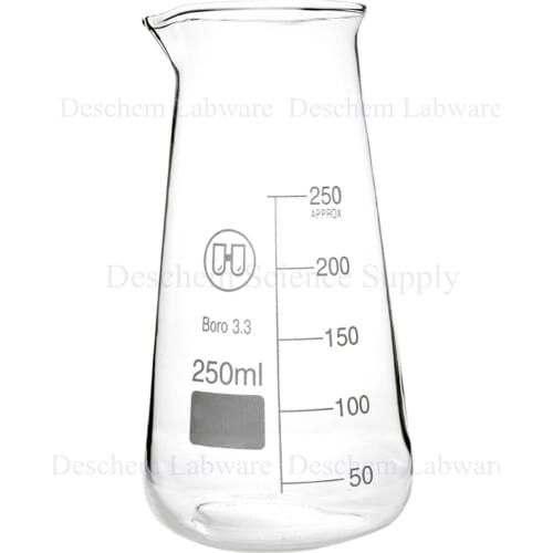 250ml,Conical Glass Beaker,Lab Chemical Glassware