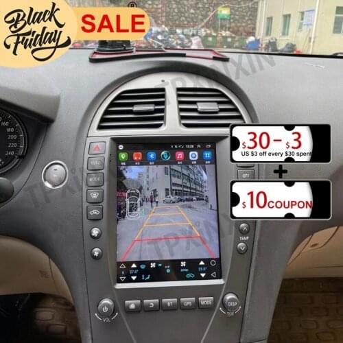 Android 10.0 DSP 4+64G For Lexus ES 2006-2012 Carplay Multimedia Player Auto Radio Stereo tape recorder Navigation GPS head unit