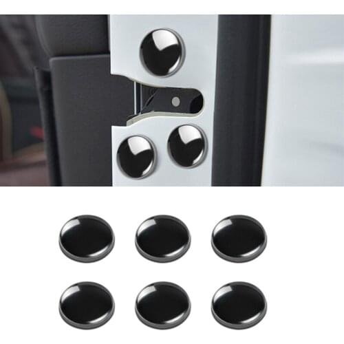 12pcs Metal Alloy Car Door Lock Screw Protector Cover For Mazda Suzuki Chevrolet Citroen Fiat Renault Opel Skoda Mercedes benz